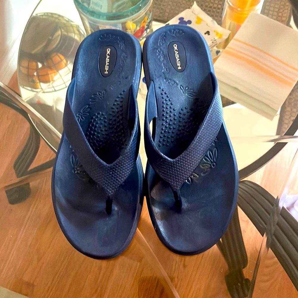 Okabashi, Blue men sandals, large